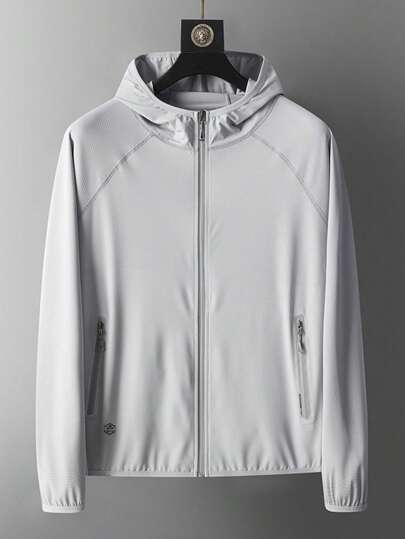 1 st lättvikts, snabbtorkande huvjacka för män för utomhussporter, andas, sommarfiske