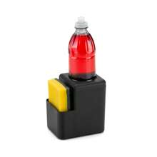 DASPLAST Kit Organizador de Bancada Cozinha Escorredor Lixeira Porta Detergente Dispenser 6 Pratos - Preto - Visão 5
