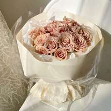 20 Stücke/Packung wasserfestes einfarbiges Blumenstrauß Verpackungspapier, elegante europäische Stil Blumenhandel Zubehör Valentinstag