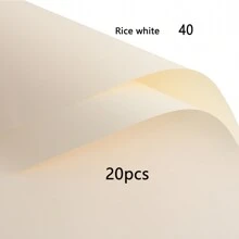 20 Stücke/Packung wasserfestes einfarbiges Blumenstrauß Verpackungspapier, elegante europäische Stil Blumenhandel Zubehör Valentinstag