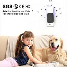 QTY2! Electric UVA LED Trap Mosquito Fly Bug Zapper  Pest Lamp - Multicolor - View 2