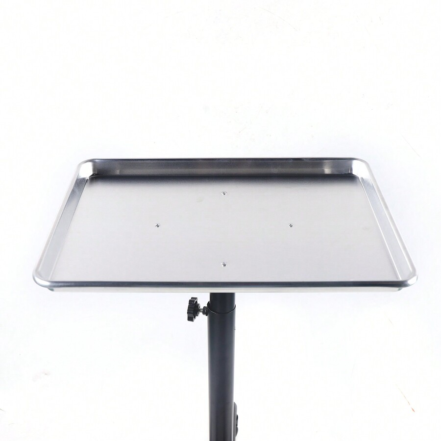 Black/Silver Cosmetic Cart Rolling Cart Work Cart Salon Desktop