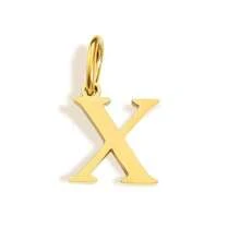 1pc Simple Fashion Golden 26 Alphabet Letters Pendant, DIY Bracelet/Necklace Pendant, Creative DIY Jewelry Making Accessories