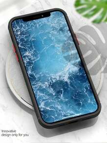 男士 iPhone 手机壳 磨砂质感磁性手机壳 适用于 iPhone 11 12 13 14 15 16 Pro Max Plus 防震保护套 - 黑色 - 查看 6