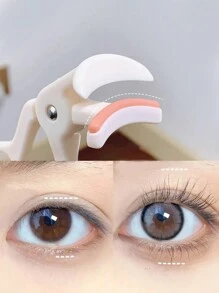 Novo modelador de cílios grande angular, leve e compacto, ideal para uso doméstico e externo. Refil para modelador de cílios, não belisca nem puxa os cílios, ferramenta de maquiagem, modelador de cílios de plástico, com dispositivos para curvar, perfeito para cílios grossos ou rígidos (rosa). O modelador de cílios é usado para curvar e levantar os cílios. Maquiagem, barato, penteadeira, quarto, acessórios de maquiagem, modelador de cílios, barato, lembrancinhas, ferramentas de maquiagem, itens baratos, presentes de Natal.