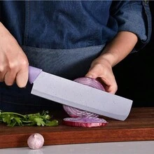 Trigo Naranja Varilla Cuchillo Set Cuchillo De Cocina De Acero Inoxidable Juego De Regalo Cuchillo Set En Stock