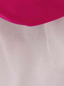 Vestido de fiesta de organza con flores para niñas bebés, con tirantes, incluye diadema como set de regalo - Rosa Fucsia - Ver 11