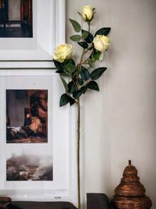 Artificial Roses With Premium Material - Yellow - View 2