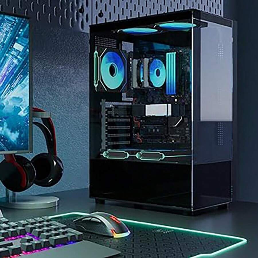 Gigatech Gaming RYZE Series Gaming PC Desktop System Ryzen 5 4500