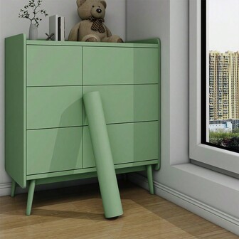 Dark Green Contact Paper Pure Green Wallpaper Vinyl Adhesive Waterproof Wall Paper For Cabinet Shelf Liner Room Walls Covering
