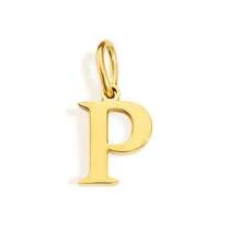 1pc Simple Fashion Golden 26 Alphabet Letters Pendant, DIY Bracelet/Necklace Pendant, Creative DIY Jewelry Making Accessories