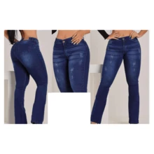 Women Jeans - Màu xanh lam - Xem 2