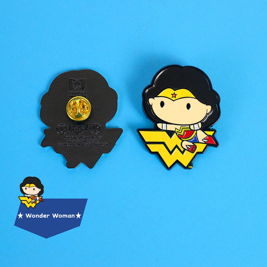 DC Hero Badge, Cartoon QVersion Justice League Hero Brooch Versatile