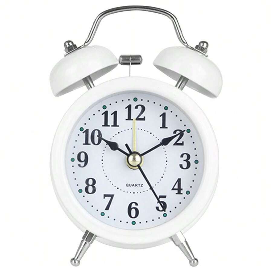 Relógio Despertador Metal Estilo Antigo Retro Sino Super Alto Pilha Mesa Portátil