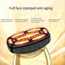 Dispositivo de belleza de RF de colágeno recargable por USB, masajeador facial e instrumento de importación espectral para rejuvenecimiento de la piel con cañón de colágeno, instrumento facial de importación de calor eléctrico para uso doméstico - Multicolor - Ver 3