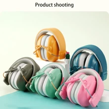 1 件装防噪音耳机，适用于飞机、娱乐、睡眠、宿舍、降噪头戴式耳机 - 多色 - 查看 3