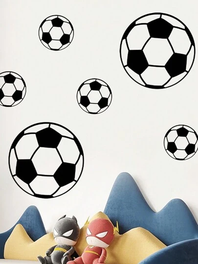 Football Soccer Ball Wall Sticker Art Vinyl Wall Sticker For Rooms Decor Home Decoration DIY Vinyl Art Wall Refrigerator Sticker