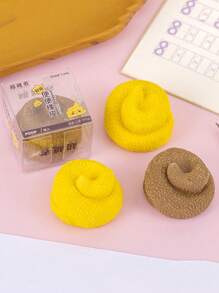 1 cái/bộ Màu sắc ngẫu nhiên Gói tẩy hình trò đùa sáng tạo màu sắc ngẫu nhiên, Văn phòng phẩm mới lạ cho học sinh - Nhiều màu - Xem 8