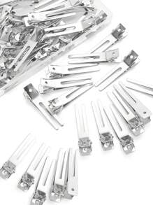 20 piezas de pinzas rizadoras de doble púa para peinado del cabello, clips para sección de 1.8" de metal para cabello tipo caimán para gran pinza de lazo, peinado de salón de belleza, peluquería,herramientas para el cabello - Multicolor - Ver 4