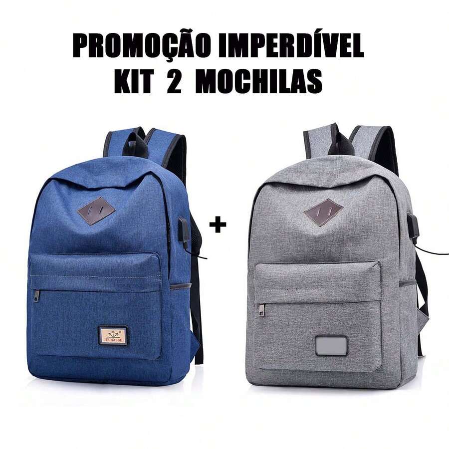 Women Functional Backpacks - 藍色 - 查看 1