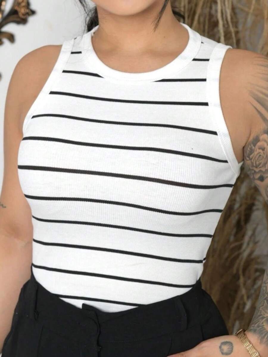 Women Tank Tops & Camis - White - View 1
