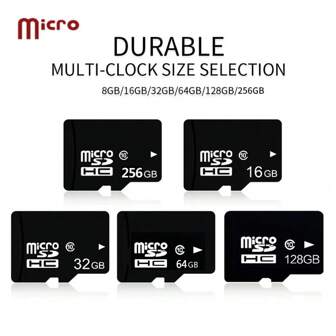 1pc Monitoring Camera Memory Card Mini TF SD Card High-Speed Flash Storage Card Compatible With Computer, Digital Camera, Security Camera, Audio, Driving Recorder, Smartphone And GPS Navigation, 16GB/32GB/64GB/128GB/256GB