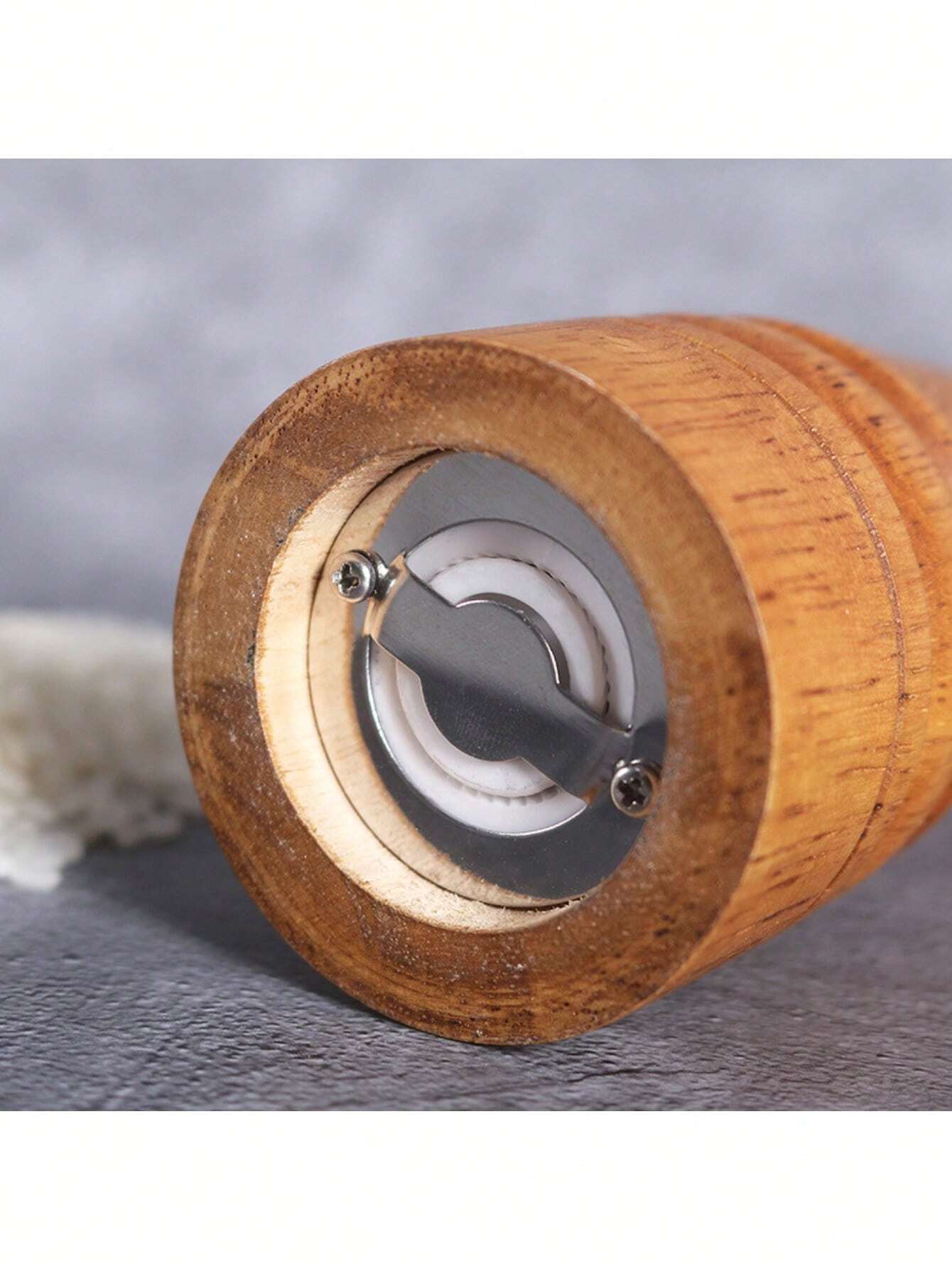 Moulin à Poivre Manuel En Acier Inoxydable Et Verre - Broyeur D'épices Réglable - Argent