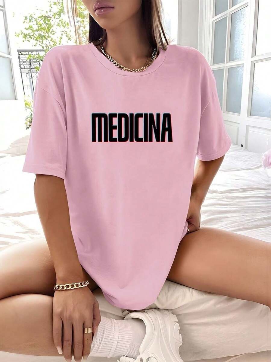 Women T-Shirts - 淺粉色 - 查看 1