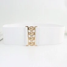 Women's Stretchable Elastic Belt Plus Size European And American Style Waistband For Dress, Outerwear, Elegant Waist Cincher (1 Pc) Halloween Summer, School Fall, Autumn, Halloween - Multicolor - View 22