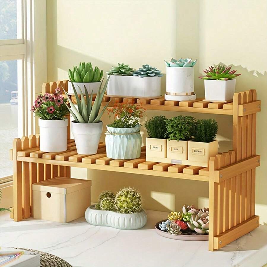 Desktop MultiLayer Plant Stand, Suitable For Green Plants, Succulents