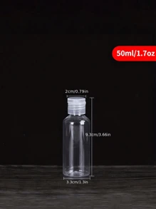 5pcs Squeezable Bottle, Subpackage Bottle, Clear Plastic Refillable Bottles, Cosmetic Spray Bottle For Moisturizing, Travel Sub-Container, Plastic Transparent Flip-Top Bottle, Travel Bottle,Travel Essentials School School Supplies Holiday Camping Holiday Essentials Vacation Accessories Mini Perfume For Women Perfume For Men Perfume Beach - Clear - View 6