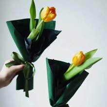 20 Blatt wasserfestes einfarbiges Geschenkpapier, elegante Blumen Shop Verpackungsmaterialien Set für den Valentinstag