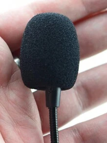 10 piezas de cubierta de esponja para altavoces y micrófonos, cubierta para micrófono y auricular, capa de polvo lavable, esponja pequeña para auriculares