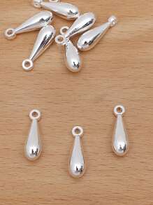 100 件亚克力水滴形吊坠珠，19*6 毫米 - 水滴型 - 查看 5