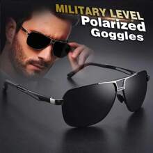 Lunettes de soleil mode rétro pour homme, modèle pilote en métal polarisé. Lunettes de mode élégantes avec verres miroir. Convient pour la conduite, le vélo, les activités extérieures, la pêche, les sports. Accessoires lunettes de soleil pour les vacances à la plage, l'extérieur, les voyages