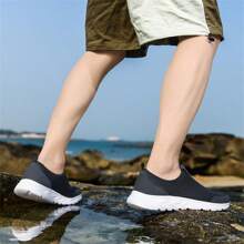 Lightweight Breathable Mesh Casual Sneakers, Slip-On Sports Shoes