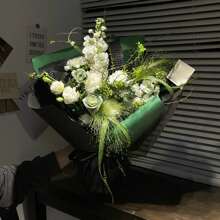 20 Blatt wasserfestes einfarbiges Geschenkpapier, elegante Blumen Shop Verpackungsmaterialien Set für den Valentinstag