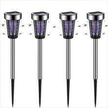 Solar Powered Lamp  Outdoor Mosquito Fly Bug Insect Zapper Killer Trap - Multicolor - View 1