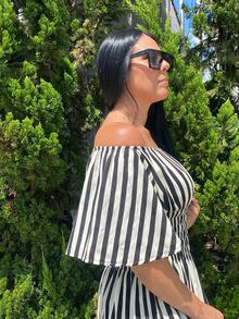 Plus Size Dresses - 白色 - 查看 3