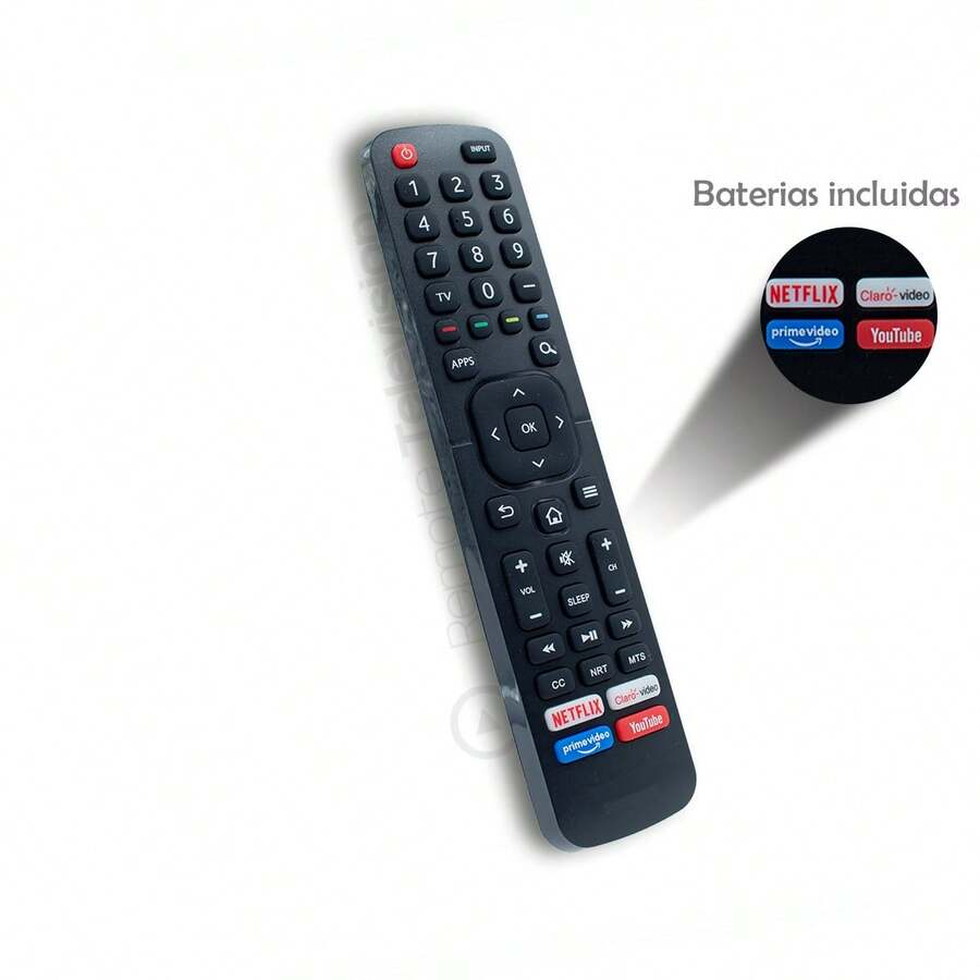 Control Remoto Hisense Smart Tv En2bl27h - Negro - Ver 1