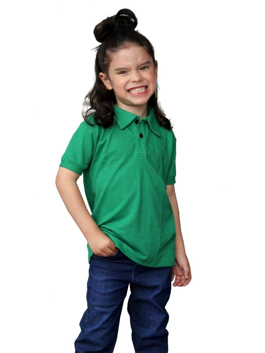 Young Boys Polo Shirts - màu xanh lá - Xem 1