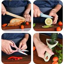 Trigo Naranja Varilla Cuchillo Set Cuchillo De Cocina De Acero Inoxidable Juego De Regalo Cuchillo Set En Stock