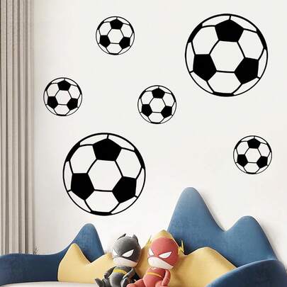 Football Soccer Ball Wall Sticker Art Vinyl Wall Sticker For Rooms Decor Home Decoration DIY Vinyl Art Wall Refrigerator Sticker