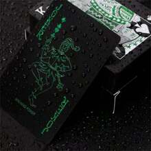 1PC Black Plastic Playing Card Made Of PVC Material That Is Not Easily Damaged, Creative Waterproof Playing Card