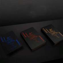 1PC Black Plastic Playing Card Made Of PVC Material That Is Not Easily Damaged, Creative Waterproof Playing Card