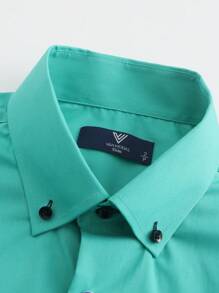 Men Shirts - Yeşil - Görünüm 4