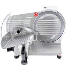 Rebanadora Cortadora de Jamon 250mm Carnes Embutidos Industrial - Plateado - Ver 1