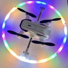 LED Lighted Toy Drone, 4-Axis Quadcopter With 360-Degree Flip Stunt, Remote Control Flying Aircraft, Beginner Friendly, With Portable Carrying Case, One-Button Takeoff/Landing - LED Colorful Drone - View 7