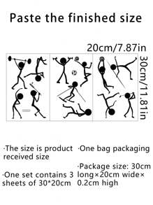 1set Black Minimalist Inspirational English Wall Stickers For Living Room, Bedroom, And Study Room Decoration,Stickers,Wall Decal, Vinyl Decal For Home Decorations,Spring Decoration Items Refresh Your Home,Rama Decoration Stickers Gifts Birthday Graduation