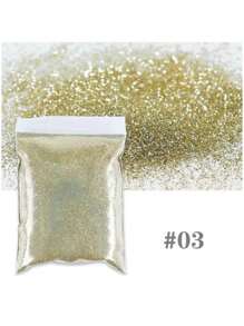 4bag/Set Sparkling Gold Silver Glitter Powder Nail Decoration Chrome Pigment 0.2mm Loose Sequins Nails Art Accessories
